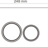 Панель смыва Roxen Santi 410260DG