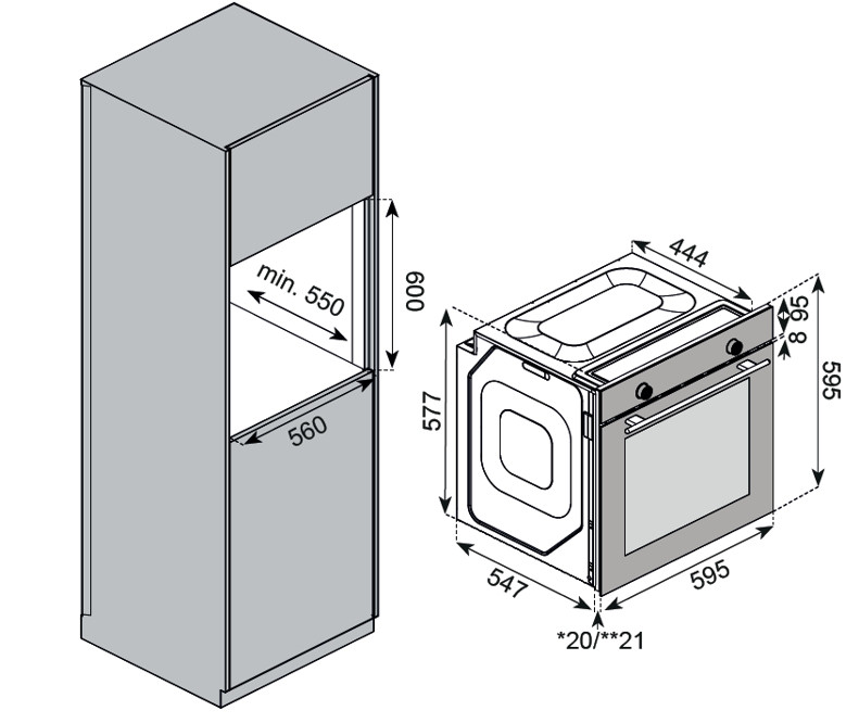 Духовой шкаф Kuppersberg HF 603 BX
