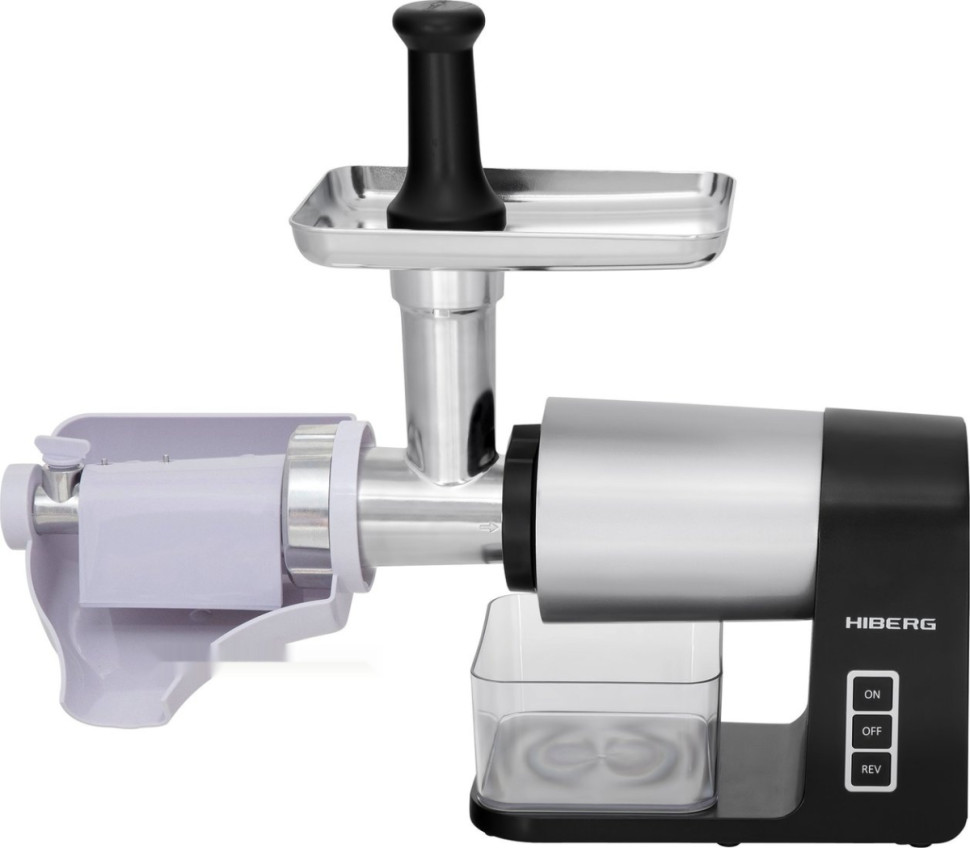 Мясорубка HIBERG MG 990 BS (черный/серебристый)