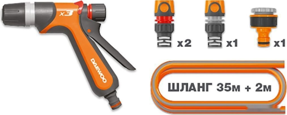 Катушка со шлангом Daewoo Power Auto Reel x35 DWR 3060 (1/2", 35 м)