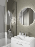 Смеситель Lauter Comfort 21YH40400 с душевым гарнитуром Ferro 64085