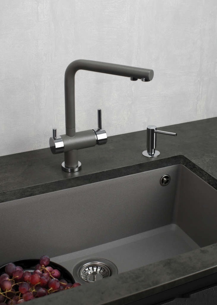 Кухонная мойка Omoikiri Tedori 66-U GR (leningrad grey)
