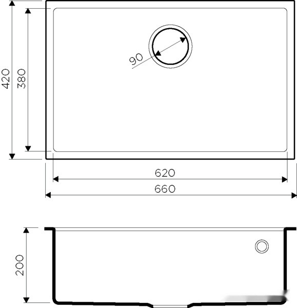 Кухонная мойка Omoikiri Tedori 66-U GR (leningrad grey)