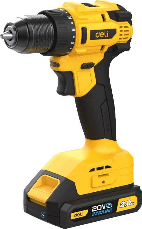 Дрель-шуруповерт Deli EDC120 (с 2-мя АКБ)