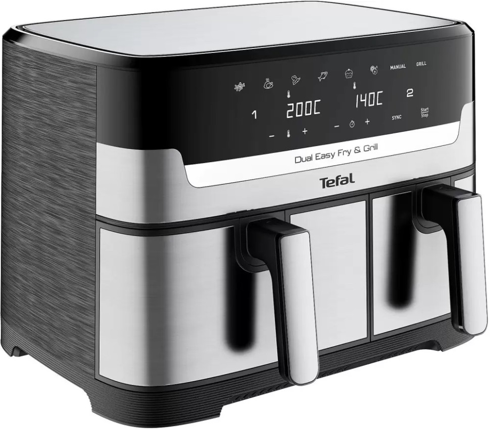 Фритюрница Tefal Dual Easy Fry & Grill EY905D