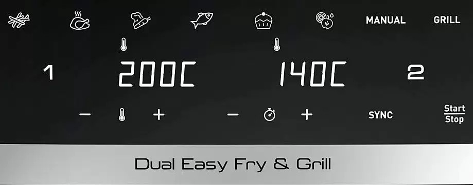 Фритюрница Tefal Dual Easy Fry & Grill EY905D