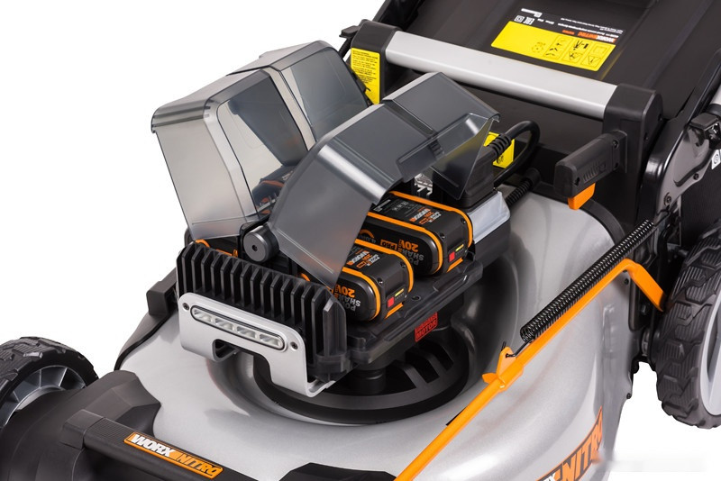 Газонокосилка Worx WG761E (с 4-мя АКБ)