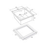 Кухонная мойка Paulmark PM214551-GM