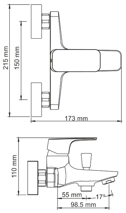 Смеситель Wasserkraft Salm 2701