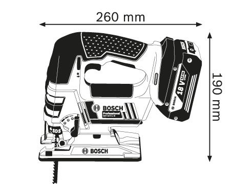 Лобзик Bosch GST 18 V-LI B Professional