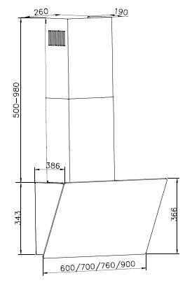 Вытяжка ZorG Technology Оndo 1200 60 S (белый)