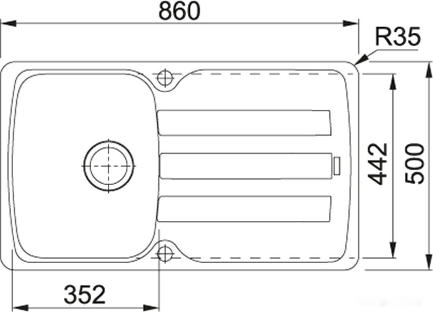 Кухонная мойка Franke Antea AZG 611-86 (бежевый)