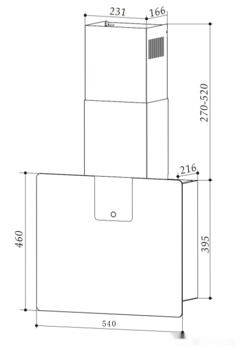 Вытяжка Weissgauff Vela 900 Wh Sensor