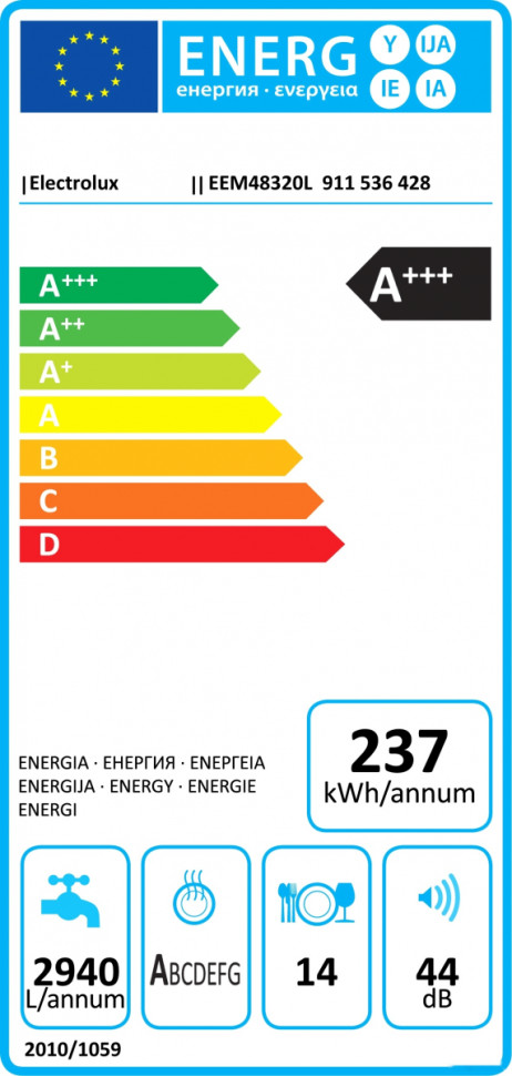 Посудомоечная машина Electrolux EEM48320L