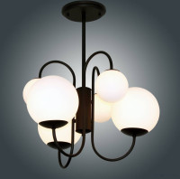 Подвесная люстра Элетех Тефия 261 НСБ 01-6х40-101 1005405126 (черный)