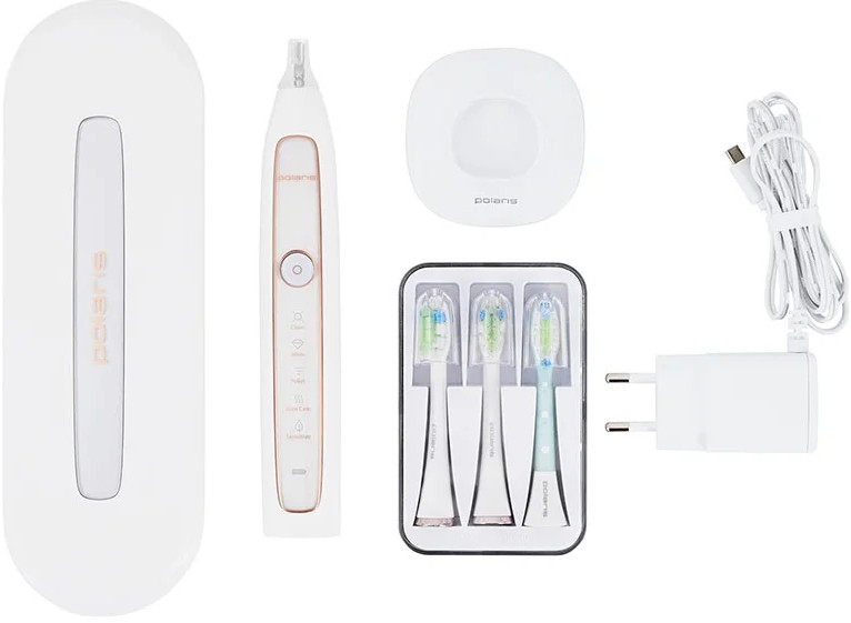Электрическая зубная щетка Polaris PETB 0101 TC (белый)
