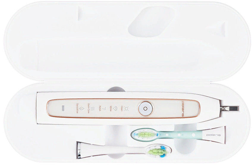 Электрическая зубная щетка Polaris PETB 0101 TC (белый)