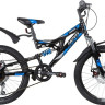 Детский велосипед Novatrack Shark 20 2020 20SS6D.SHARK.BK20 (черный)