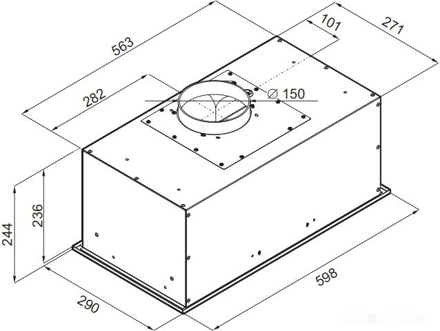 Вытяжка Maunfeld Crosby Power 60 (белый)