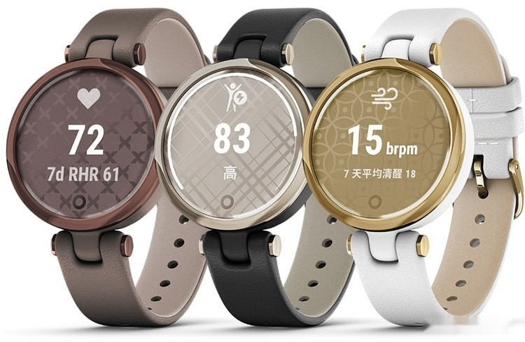 Умные часы Garmin Lily (темно-бронзовый/кожаный ремешок)