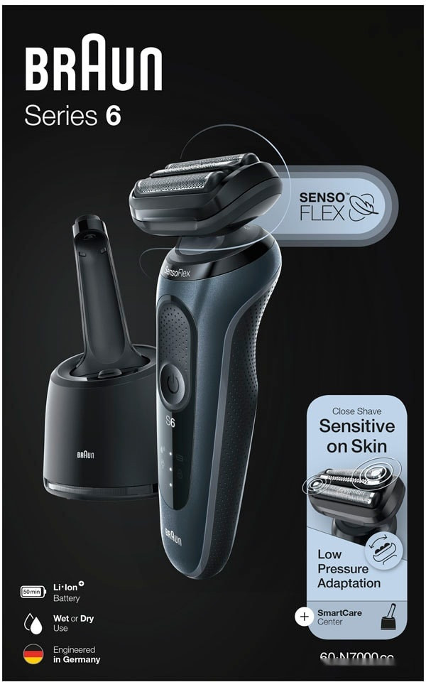 Электробритва мужская Braun Series 6 60-N7000cc