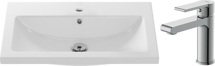 Умывальник Cersanit Como 70 S-UM-COM70/1-w + 63020
