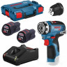 Дрель-шуруповерт Bosch GSR 12V-35 FC 06019H3001 (с 2-мя АКБ, кейс)