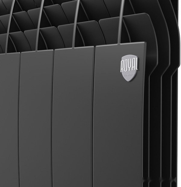 Радиатор Royal Thermo Biliner Alum 500 Noir Sable (12 секций)