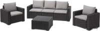 Набор садовой мебели Keter California 3 Seater (графит)