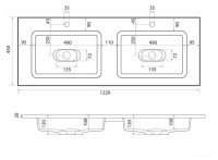 Умывальник Madera Modul 120