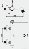 Смеситель Vieir V403531-G