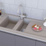 Кухонная мойка Omoikiri Kitagawa 100-2 GR (leningrad grey)