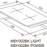Варочная панель Meferi MEH302BK Light