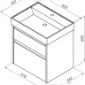Умывальник Aquanet Латина 60 242905