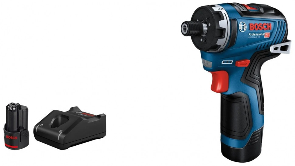 Винтоверт Bosch GSR 12V-35 HX 06019J9101 (с 2-мя АКБ)