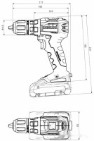 Дрель-шуруповерт Metabo BS 18 L BL Q 602327800 (с 2-мя АКБ, кейс)