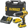 Ударная дрель-шуруповерт DeWALT DCD778D2T-QW (с 2-мя АКБ, кейс)