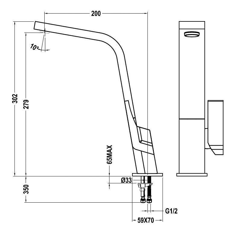 Смеситель Teka IC 915 хром