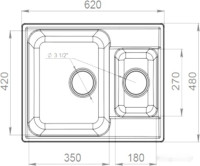 Кухонная мойка GranFest QUARZ Z-09 (терракот)