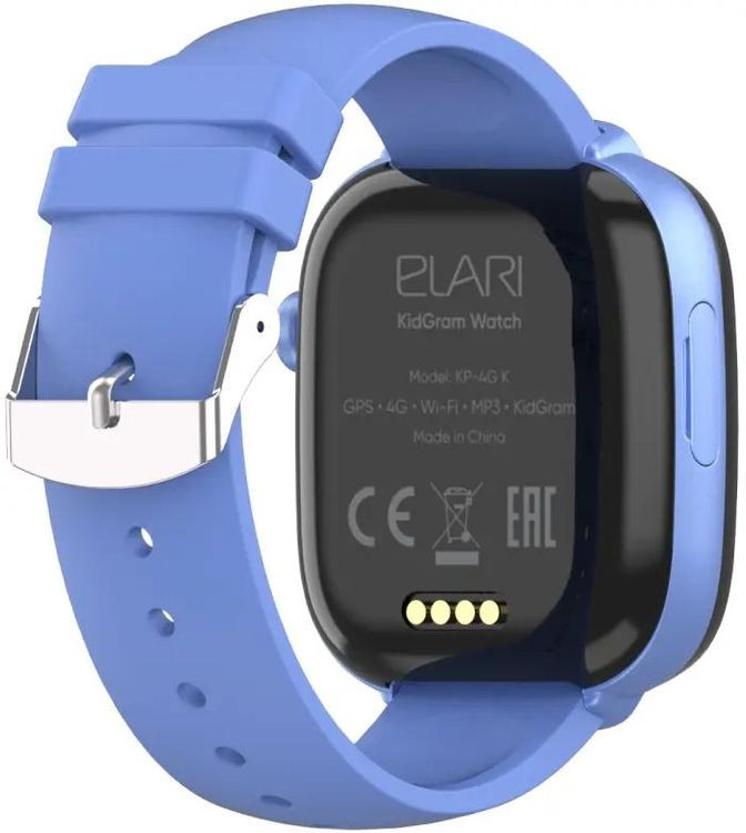 Детские умные часы Elari KidGram 4G (синий)