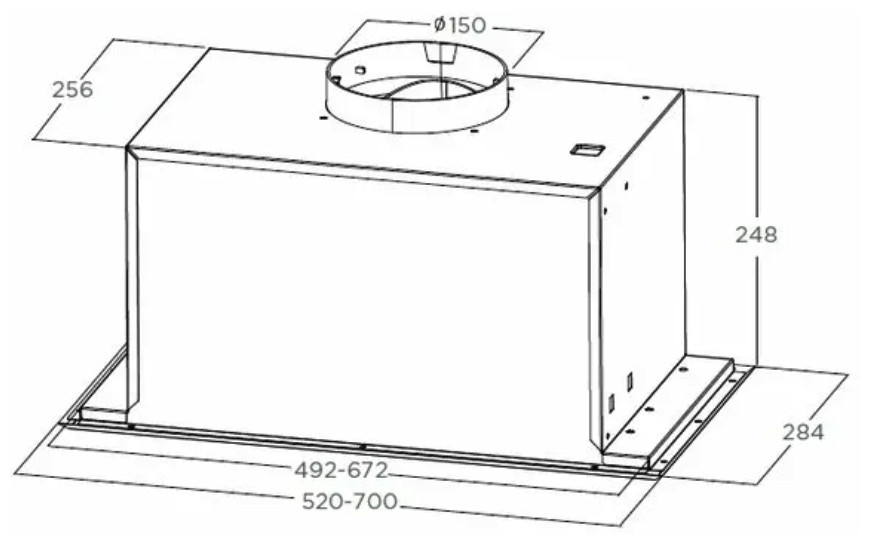 Вытяжка Midea MH60I370W