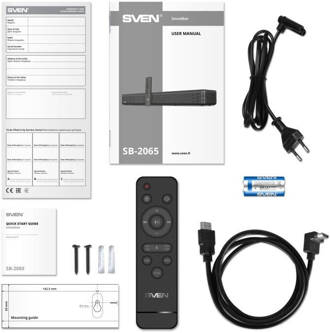 Саундбар Sven SB-2065