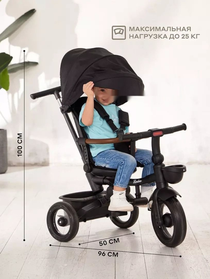 Детский велосипед MOWbaby Rodeo MC053 (черный)