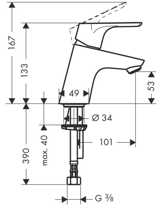 Смеситель Hansgrohe Focus 31952000