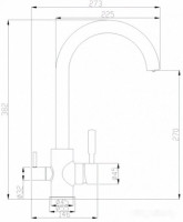 Смеситель Zorg SH 713 SATIN