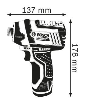 Гайковерт ударный Bosch GDR 10.8-LI Professional