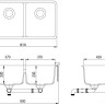 Кухонная мойка AquaSanita Arca SQA 200 110 W beige