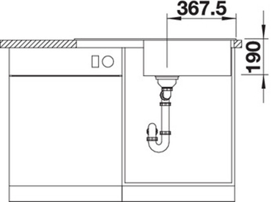 Кухонная мойка Blanco Legra XL 6 S черный 526087