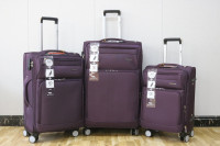 Чемодан Monza 8038# (L, фиолетовый)