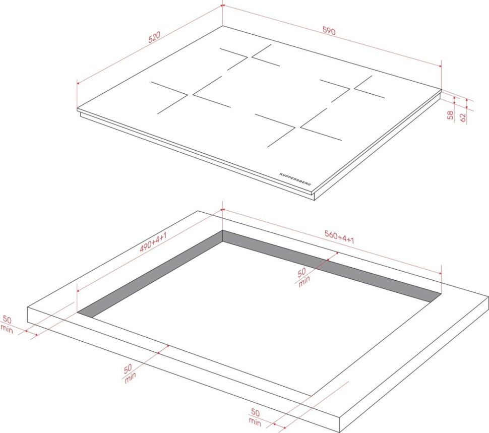 Варочная панель Kuppersberg ICI 625